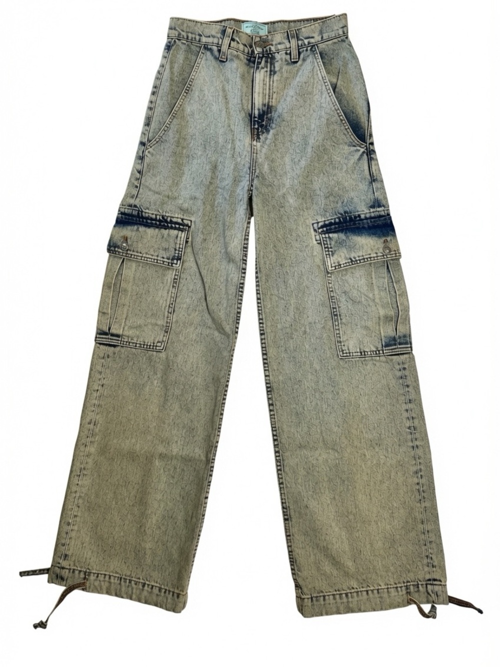 Revice Los Angeles Amelia Oakland Wide-Leg Cargo Jeans